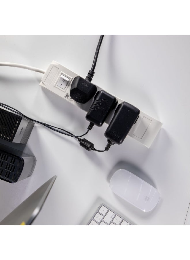 هوم بيست 13 أ سلك تمديد بثلاث مقابس أبيض 3 متر SU243-3W-3M/W - Image 3