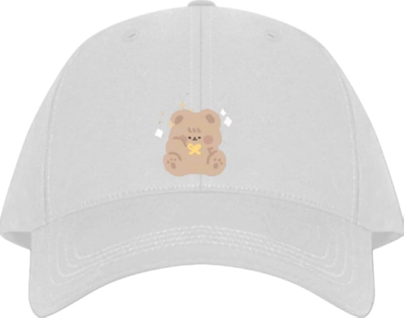 bear Baseball cap White 7