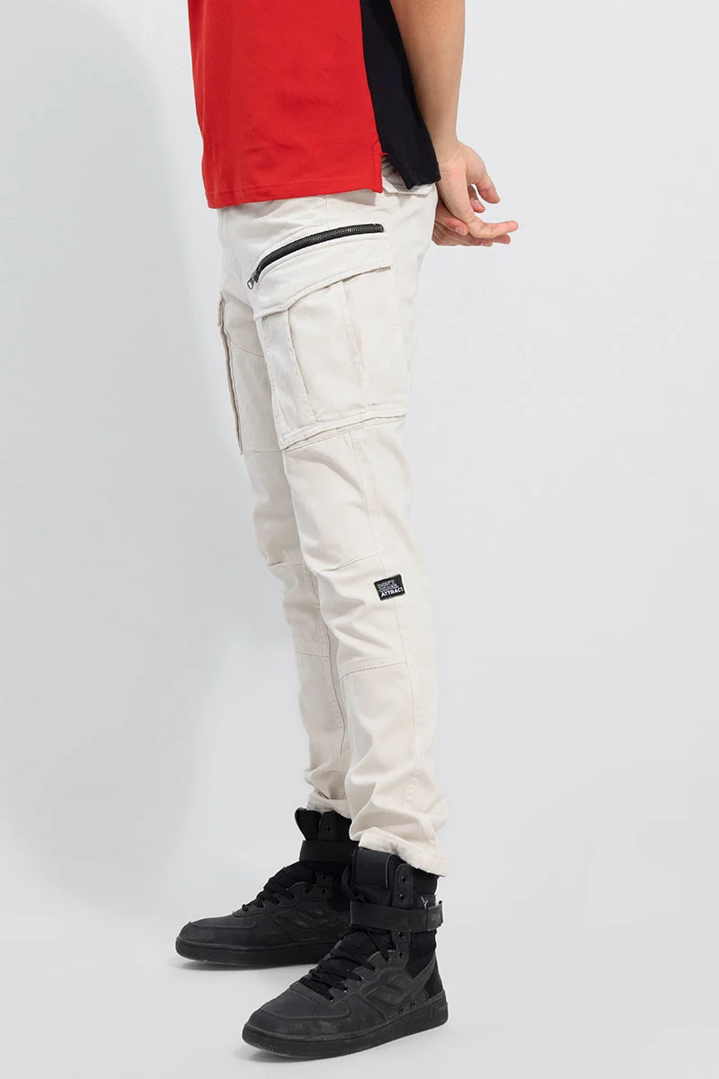 Snitch Off White Tyke Off-White Cargo for Men | Best Price UAE