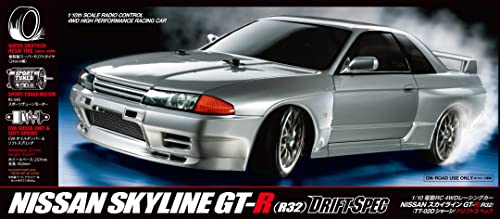 Tamiya 58651 RC Nissan Skyline GTR R32 TT02D Drift Spec 110 Kit - Image 5