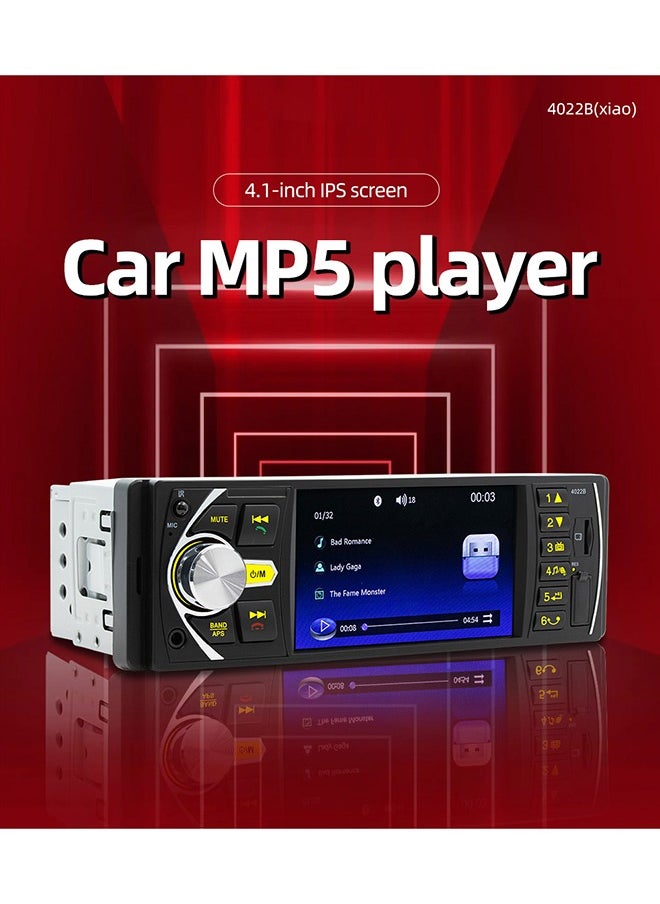 4.1’ HD Car MP5 Bluetooth Hands-free Car MP5 Player Plug-in Radio Backup Camera