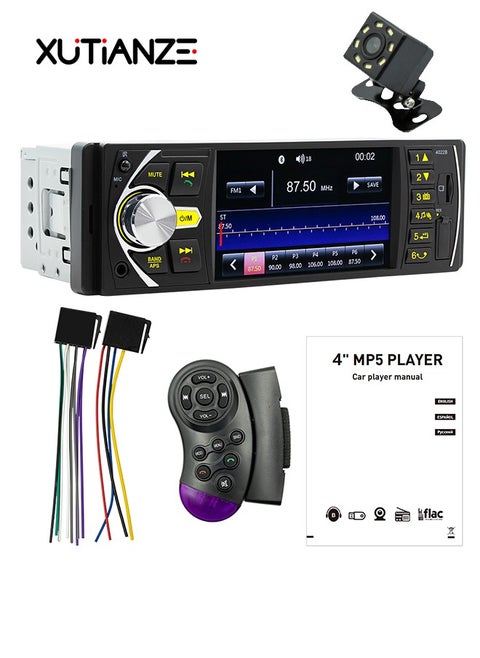 4.1’ HD Car MP5 Bluetooth Hands-free Car MP5 Player Plug-in Radio Backup Camera