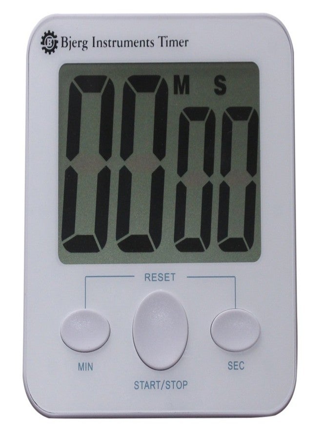 Bjerg Instruments Digital Kitchen Timer with Extra Large Digit LCD Display - Image 1