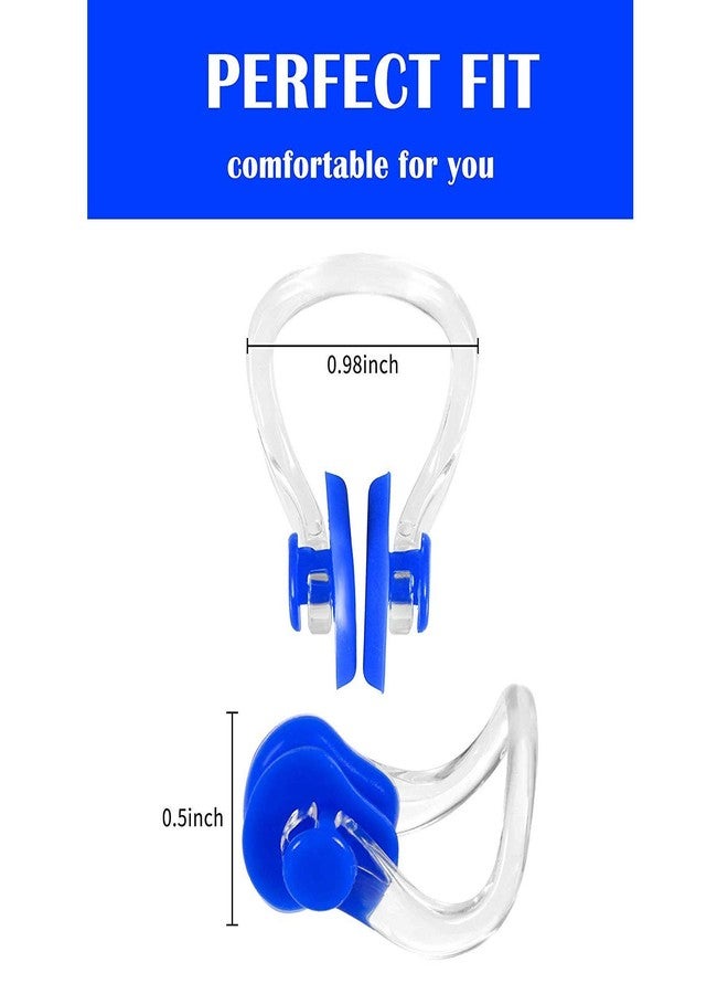 Jukusa Swimming Nose Clip & Ear Plugs Set with Protective Case | Adjustable & Comfortable Anti-Slip Waterproof Nose Clip & Ear Plugs for Pool, Swim Training, and Water Activities (1 Set) - Image 4