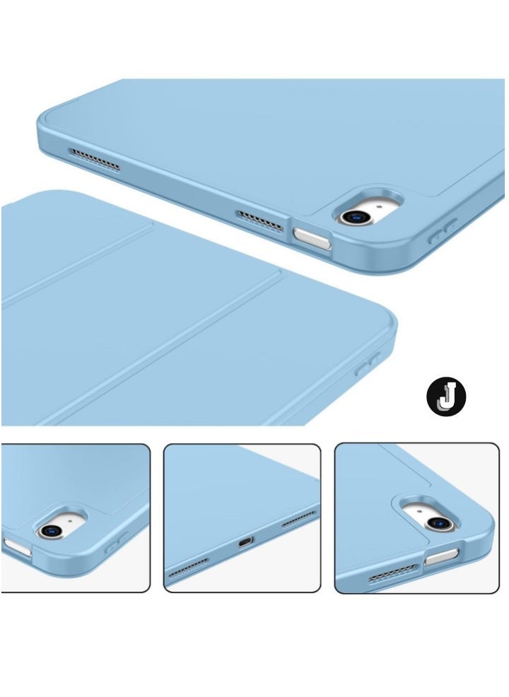 JAJEEK NEW iPad 10th Generation Case (10.9 Inch, 2022) – Smart Case with Pencil Holder, Soft TPU Back, Auto Wake/Sleep Support – Azure Blue - Image 3