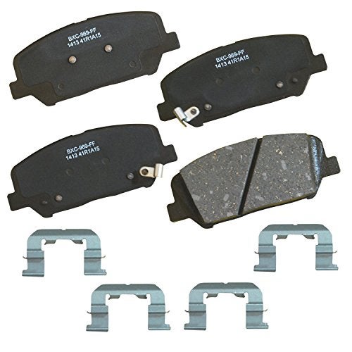 Bendix Premium SBC1413 Ceramic Front Brake Pads for Hyundai Genesis Coupe 2016-2010, Veloster 2016, Kia Optima 2015-2011 - Image 1