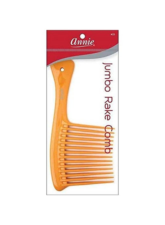 آني مشط كبير الحجم على طراز صالونات التجميل (3) أسنان واسعة لتصفيف وفك تشابك الشعر وقص لون عظمة الشعر - Image 4