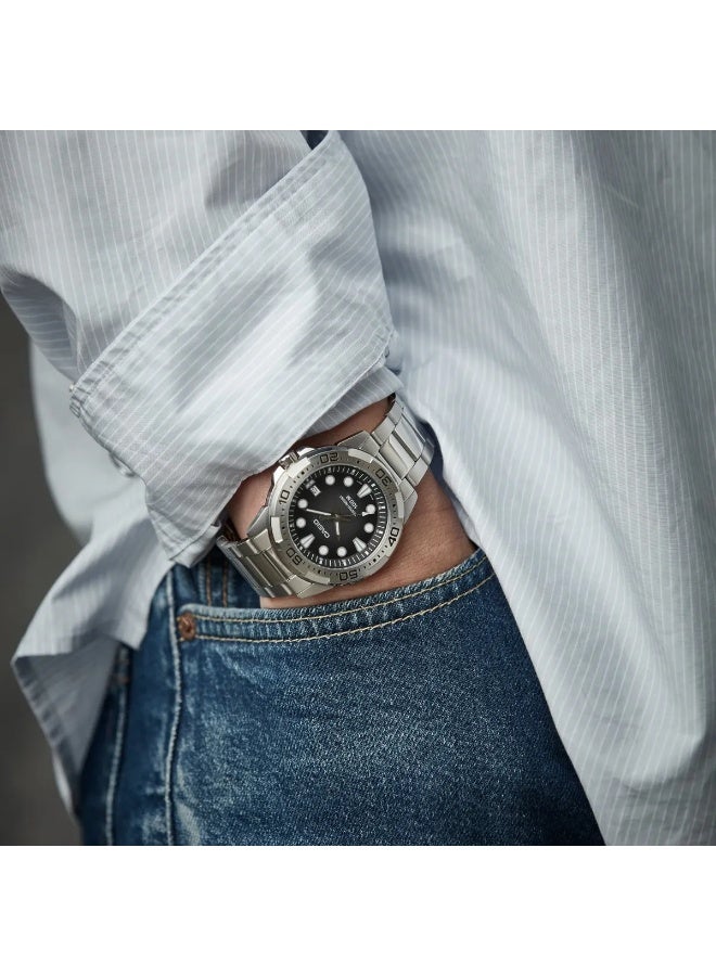 Casio MTD-140D-1AVDF Men's Stainless Steel Diver Style Watch - Image 3