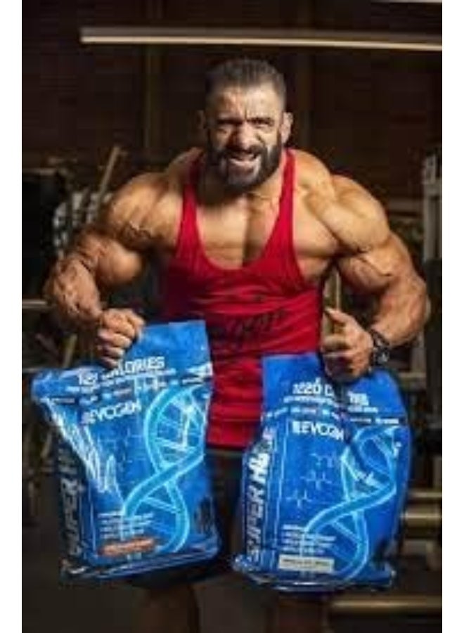 Evogen Nutrition بسكويت كوكز وكريم سوبر هيوج بريميوم بروتين وكارب غاينر 5.4 كجم - Image 4