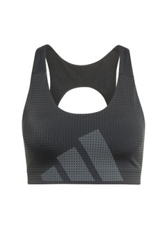 Adidas Adidas Pwi Hiit Ms Black Training Bra For Women Xsab  - Image 1