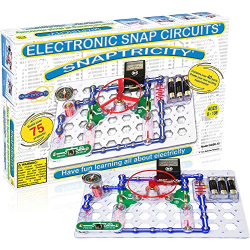 Snap Circuits Snaptricity Electronics Exploration Kit Stem Building for Kids 8 - Image 1