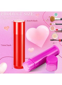 Patelai 128 Pieces Lip Balm Tubes 5 Ml Refillable Rotatable Plastic Lipstick Tubes Empty Lip Gloss Balm Containers Diy Lip Gloss Balm Tube Holder For Diy Cosmetic 8 Colors  - Image 4