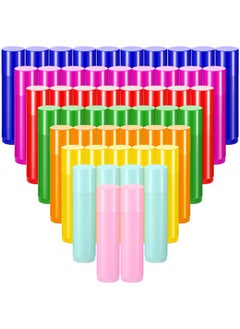 Patelai 128 Pieces Lip Balm Tubes 5 Ml Refillable Rotatable Plastic Lipstick Tubes Empty Lip Gloss Balm Containers Diy Lip Gloss Balm Tube Holder For Diy Cosmetic 8 Colors  - Image 3