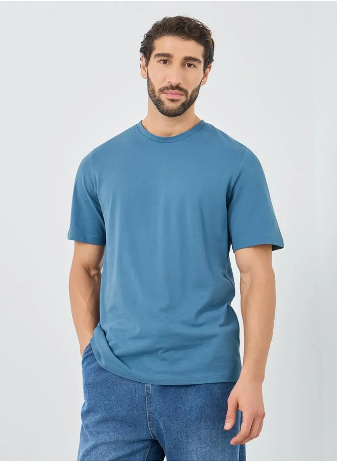PRODUKT Produkt Solid Crew Neck Regular Fit T-Shirt