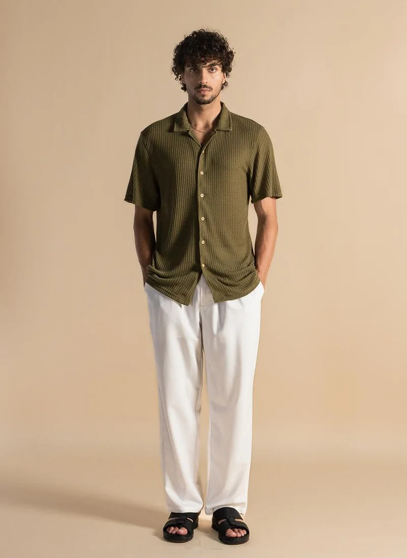 SHAPES TEXTURED COMFORT SHIRT