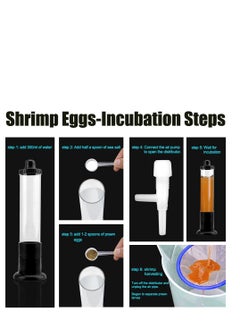Excefore Brine Shrimp Eggs Incubator, Artemia Eggs Hatchery Kit, DIY Aquarium Fish Tank Hatch Tool, Fish Tank Shrimp Breeding Hatcher, for Aquarium Brine Shrimp Eggs  - Image 5
