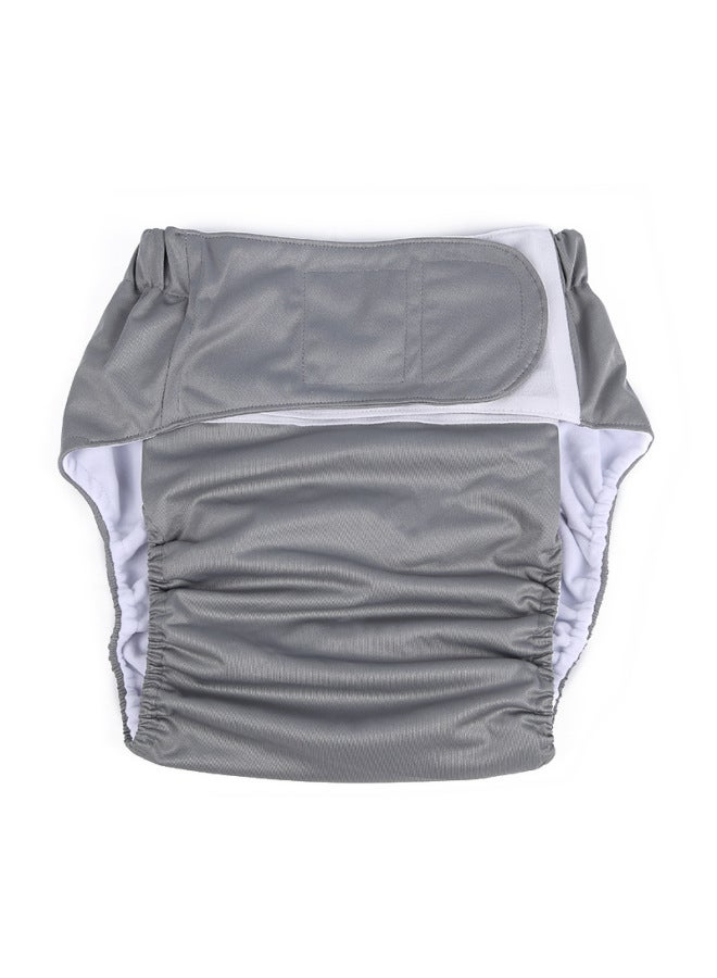 حفاضات كبار السن للبالغين - سراويل عناية بحفاضات - حقيبة حفاضات بسحاب فيلكرو - حفاضات قماشية للكبار قابلة للغسل ومقاومة للتسرب وقابلة للتكبير