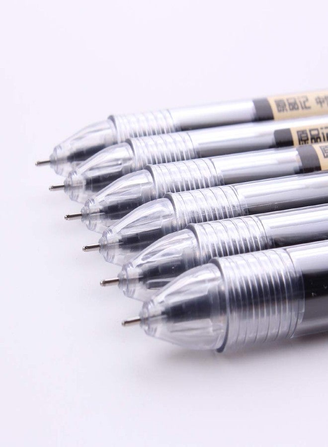 GANSSIA 0.35mm Gel Ink pen Black Ink Extra-fine Gel Ink Pens Ballpoint pen Office School Stationery Supply Pack of 12 Pcs - Image 3
