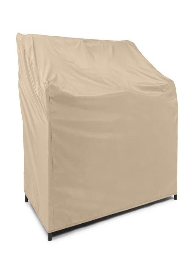 Covermates Outdoor Patio Sofa Cover - Light Weight Material, Weather Resistant, Elastic Hem, Seating and Chair Covers, 94W x 40D x 40H, Classic Tan - Image 1