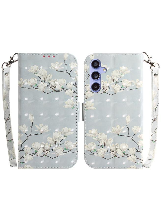 S-TOP Case For Samsung Galaxy S23 FE 5G 3D Colored Horizontal Flip Leather Phone Case - Image 1