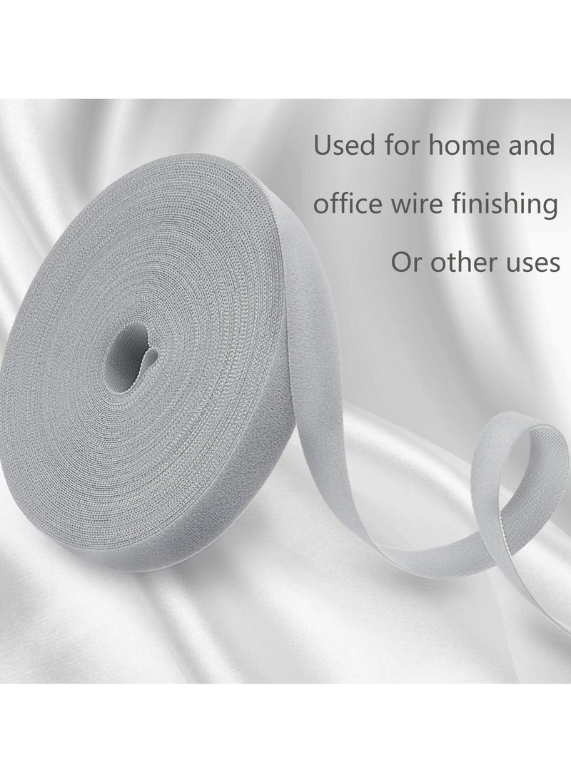 BenQuand 200 Inch × 0.5 Inch Reusable Cable Ties - Adjustable Cord Straps Cable Management Tape Cord Organization Straps Hook Loop Tape Cord Wrap for Home,Office, Wire Bundling， 200 Inch × 0.5 Inch  - Image 3