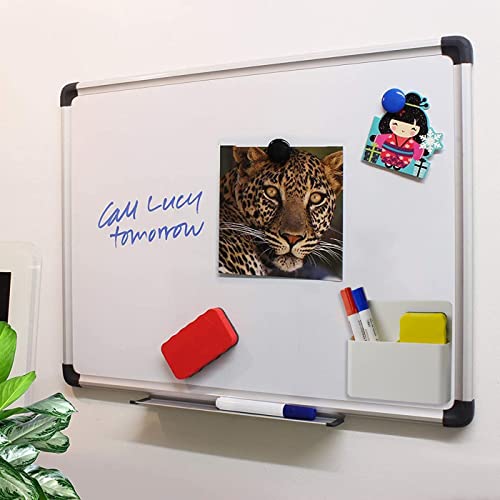 EODVICS Magnetic Dry Erase Marker Holder, Strong Magnetic Back, Marker Holder for Whiteboard and Fridge, School, Office, Home (White) - Image 5