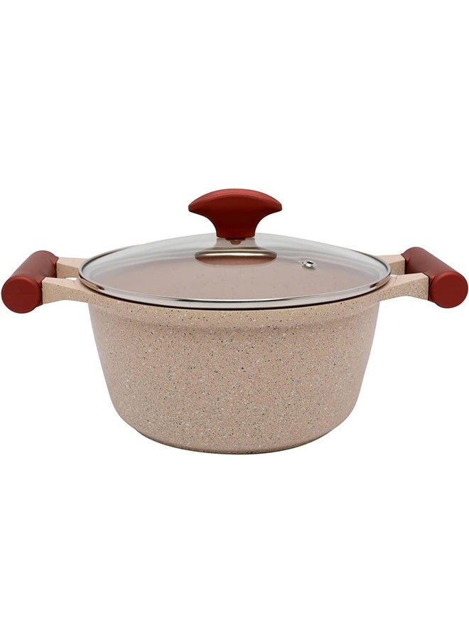 Prestige Essentials 6 pc set Pink Granite Non-Stick Aluminum  - Image 4