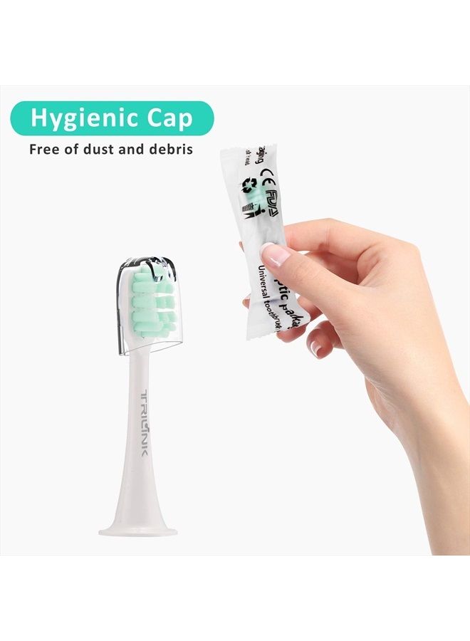 TriLink Replacement Toothbrush Heads Compatible with Xiaomi Mijia/Mi Home T300 T500 Series Sonic Electric Brush Handles(6-Pack) - Image 4