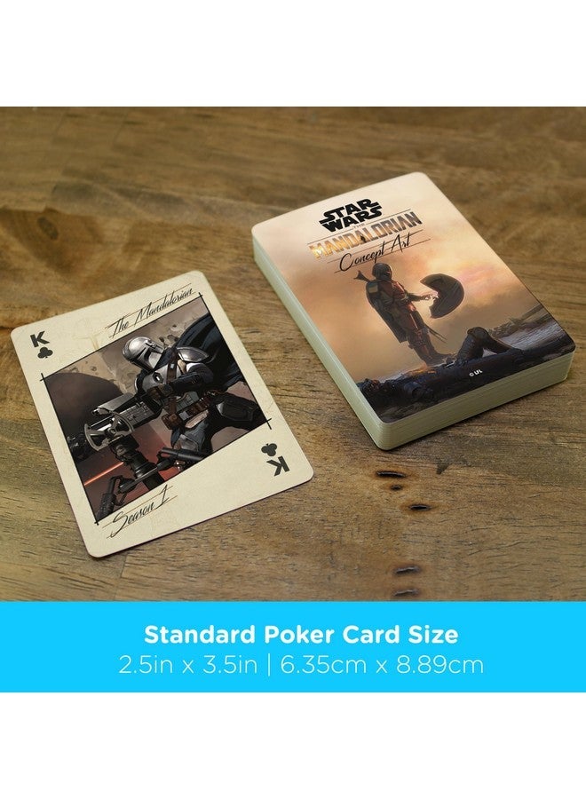 AQUARIUS Star Wars Playing Cards - Art of The Mandalorian Themed Deck of Cards for Your Favorite Card Games - Officially Licensed Star Wars Merchandise & Collectibles - Image 5