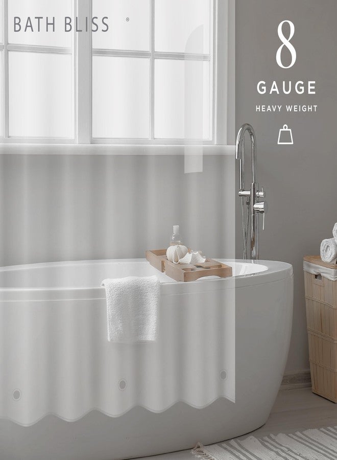 Bath Bliss Premium Shower Curtain Liner in Clear - Image 3