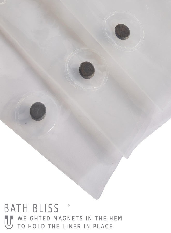Bath Bliss Premium Shower Curtain Liner in Clear - Image 5