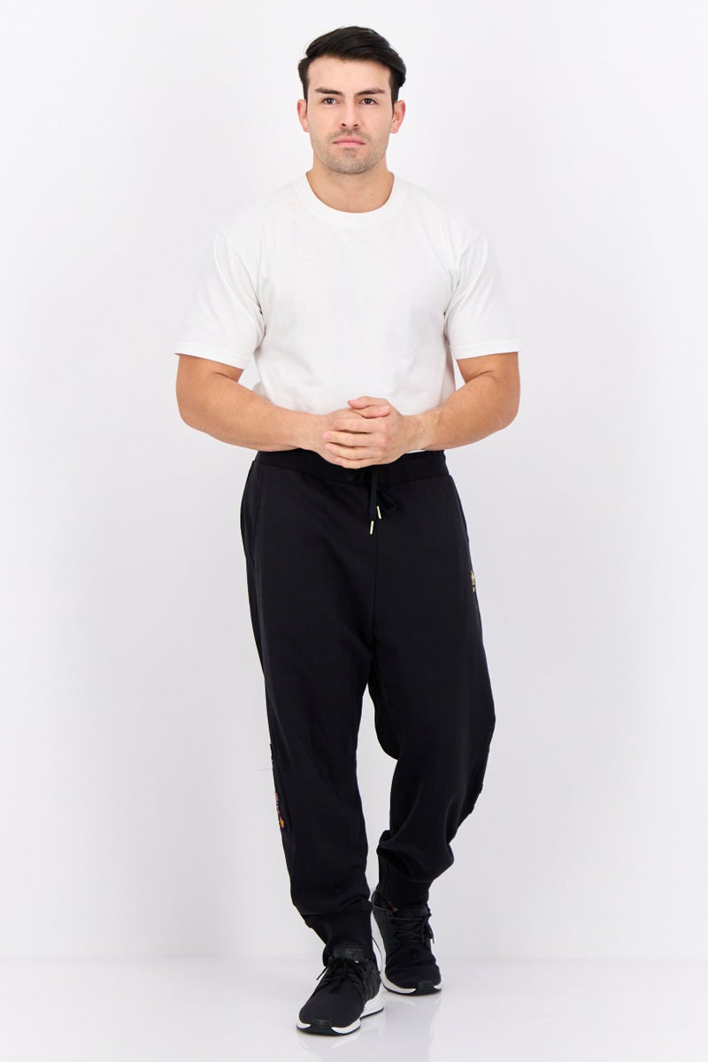 adidas Originals Men Sportswear Fit Outdoor Sweatpants, Black  - Image 3