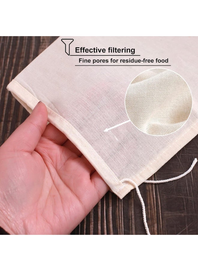 VIUAUAX 2 PCS Reusable Cheesecloth, Grade 100 Hemmed Organic Cheese Cloth for Straining Craft,100% Cotton Unbleached Cloth Strainer for Cooking,Baking,Juicing,Cheese Making (30 * 40cm) - Image 3