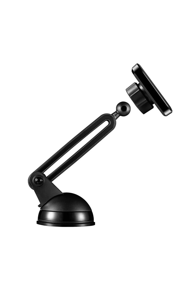 جو-ديز حامل هاتف مغناطيسي 2 في 1 من مع ذراع تلسكوبي، مثبت على لوحة القيادة والزجاج الأمامي وفتحة التهوية، يدور 360 درجة - Image 2