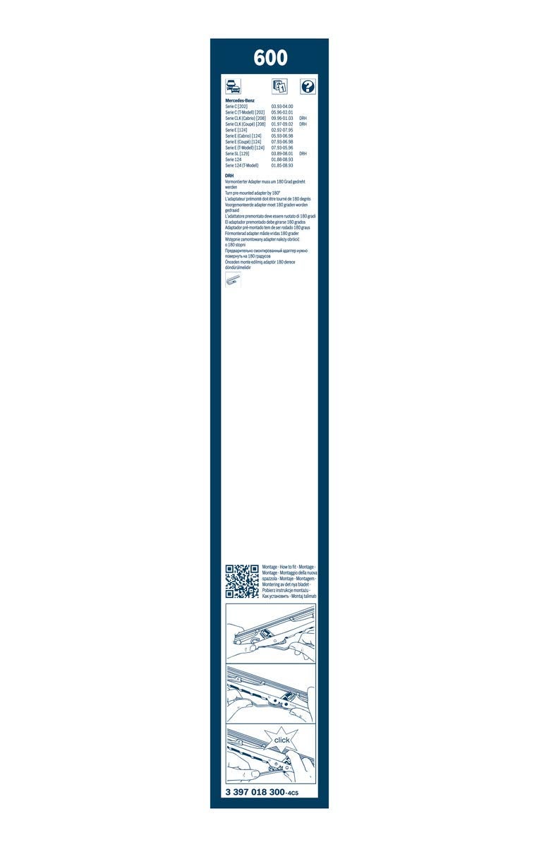 Bosch Wiper Blade 24 Inch - 3397018300 - Image 3