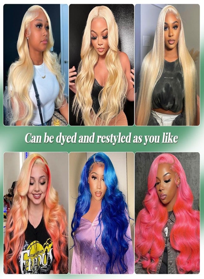 Sweetie 10 Inch 613 13x4 Lace Front Wig Human Hair 150% Density 12A Blonde Wig Human Hair Body Wave Lace Front Wigs Human Hair for Women HD Lace Glueless Wigs Human Hair Pre Plucked - Image 5