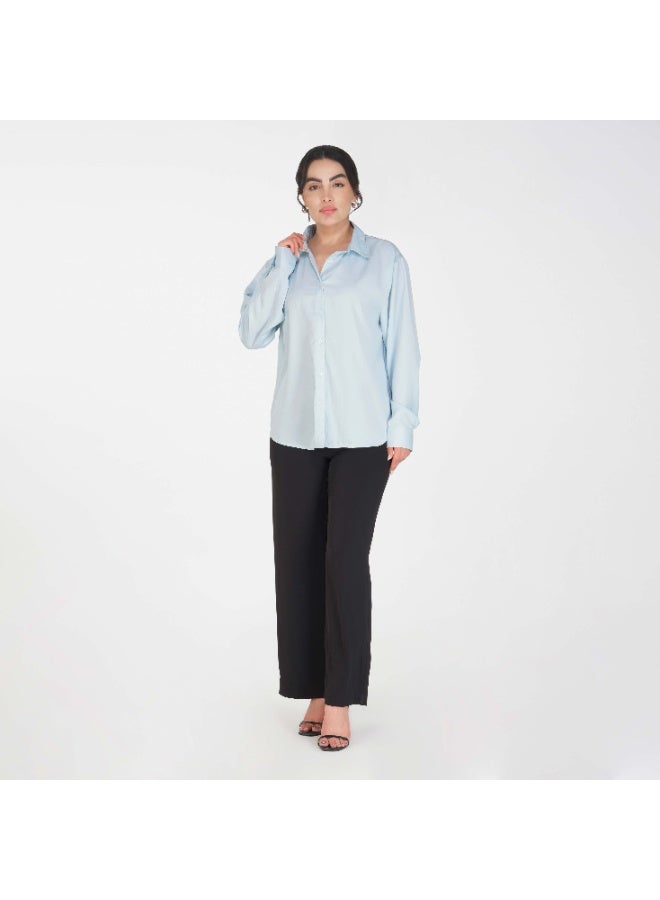 Linelle Soft Crepe Ladies Shirt – Collar Neck and Full Sleeves - Image 3