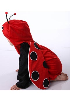 Brain Giggles Brain Giggles Ladybug Animal Plush Costume Design Carnival Party Jumpsuit for Kids Boys and Girls Small  - Image 4