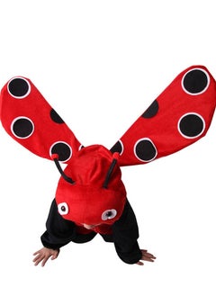 Brain Giggles Brain Giggles Ladybug Animal Plush Costume Design Carnival Party Jumpsuit for Kids Boys and Girls Small  - Image 3