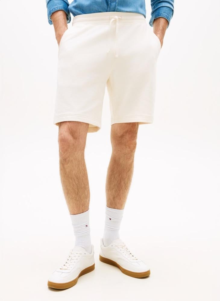 TOMMY HILFIGER Flag Embroidery Terry Sweat Shorts - Image 1