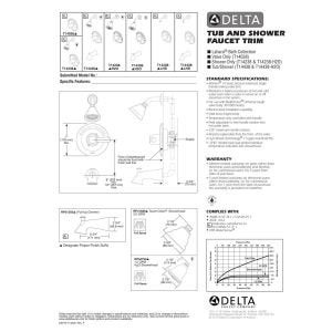 Delta Faucet T14038RB Lahara Monitor 14 Series Valve Trim Only Venetian Bronze 975 x 800 x 004 inches - Image 3