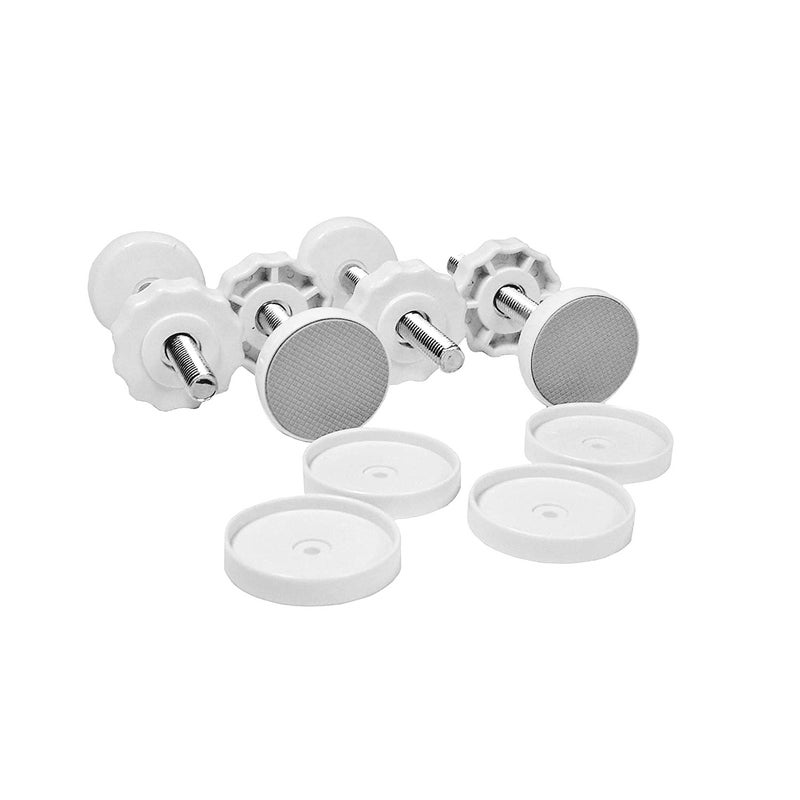 dreambaby Dreambaby Baby Stair Gate Pressure Mounted Bolt Replacement Kit Spare Safety Gate Screws 8mm Spindle Rods Suitable for All Dreambaby Ava  Liberty Stair Gates Baby Gates Dog Gates  4 Pack  White 