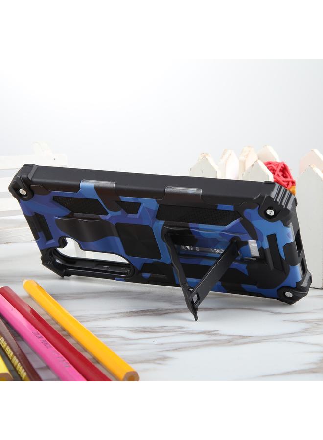 S-TOP Case For Samsung Galaxy S24 5G Camouflage Armor Kickstand TPU + PC Magnetic Phone Case - Image 5