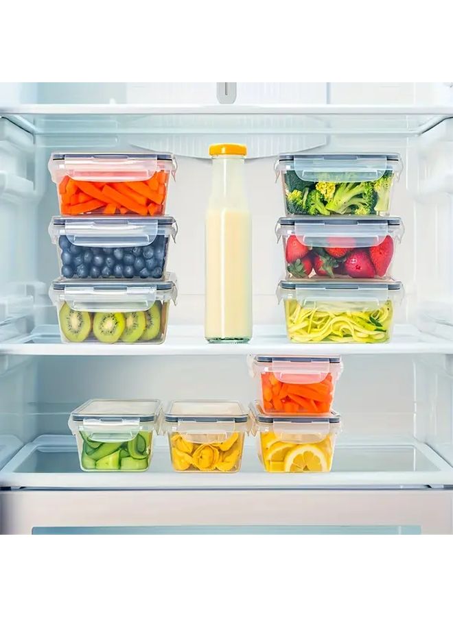 1 قطعة خالية من مادة BPA، وعاء تخزين طعام مقاوم للتسرب، آمن للاستخدام في الميكروويف وغسالة الصحون - Image 4