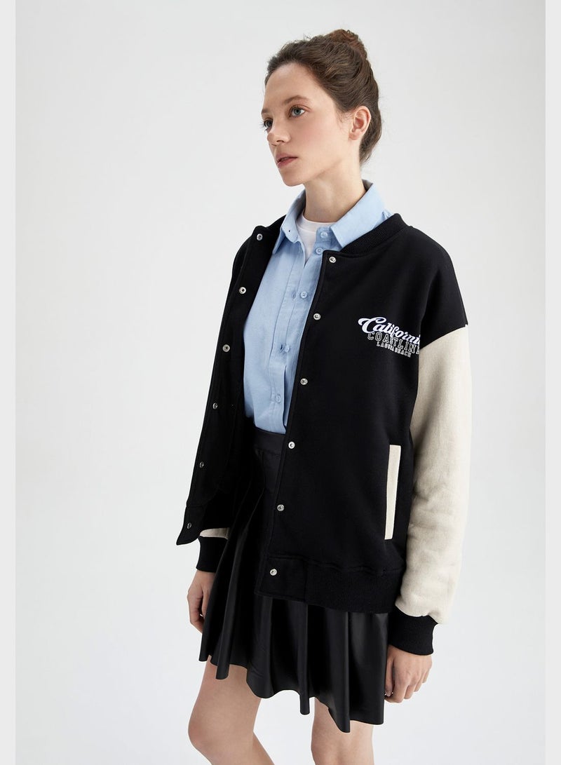 DeFacto Embroidered Pocket Detail Jacket - Image 2