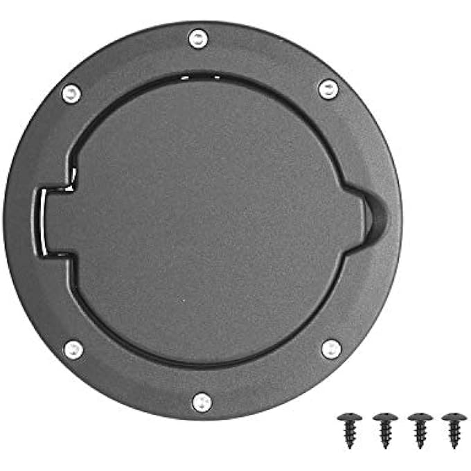 rayihni Fuel Filler Door Gas Tank Cap Cover For Jeep Wrangler Tj 19972006 - Image 5