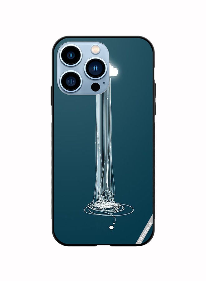 VR CREATIVE Protective Case Cover For Apple iPhone 13 Pro Animated Rain Design Multicolour - Image 1