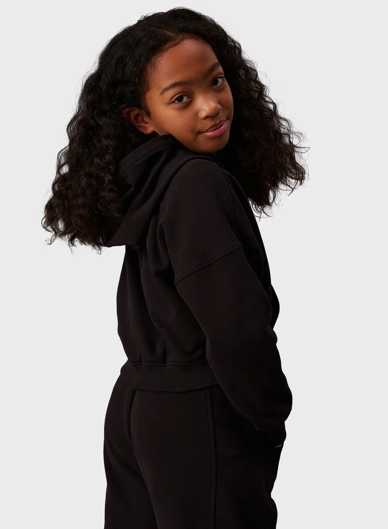 Calvin Klein Jeans Youth Zip Through Hoodie