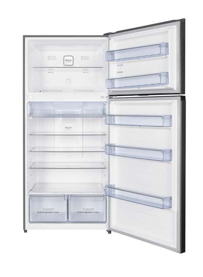 Hisense 635 Lt 22.4 CuFt Refrigerator, Auto Defrost, Touch Control, Energy Saving Soundless Invertor, Multi Airflow,  Premium Silver, Adjustable Shelves, Led Light RT3N635NADB Silver - Image 4