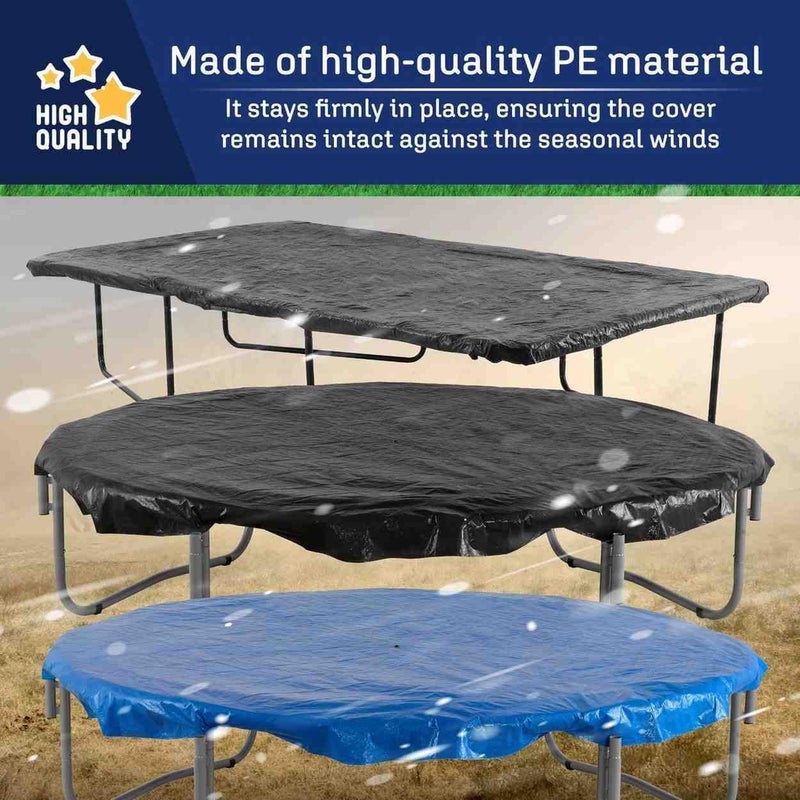 Upper Bounce Machrus Trampoline Weather Cover - 7.5Ft 8Ft 10Ft 11Ft 12Ft 13Ft 14Ft 15Ft 16Ft 17Ft 8X14Ft 9X15Ft 10X17Ft -Weather-Resistant Trampoline Protective Cover - Image 3
